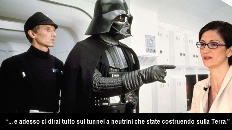 Darth Vader e la principessa Maria Stella Gelmini