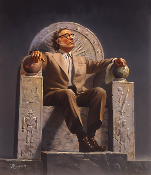 Isaac Asimov sul trono della fantascienza