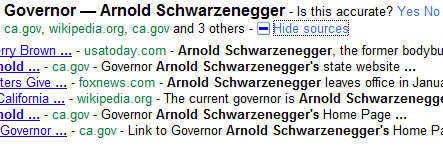 Google governor of California