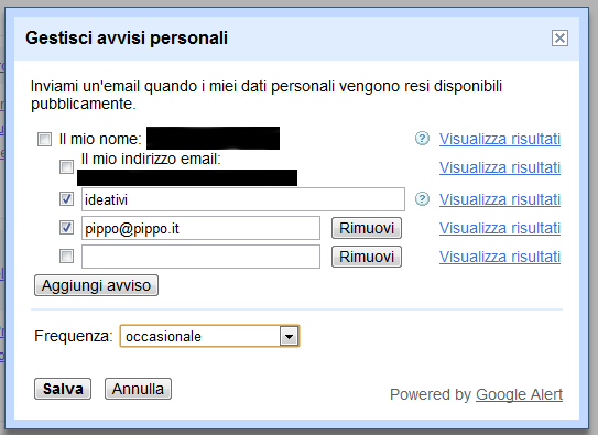 Google Io sul Web alert