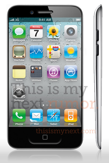 Il mockup di iPhone 5