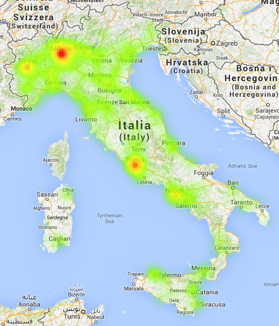 Concentrazione fast food italiani