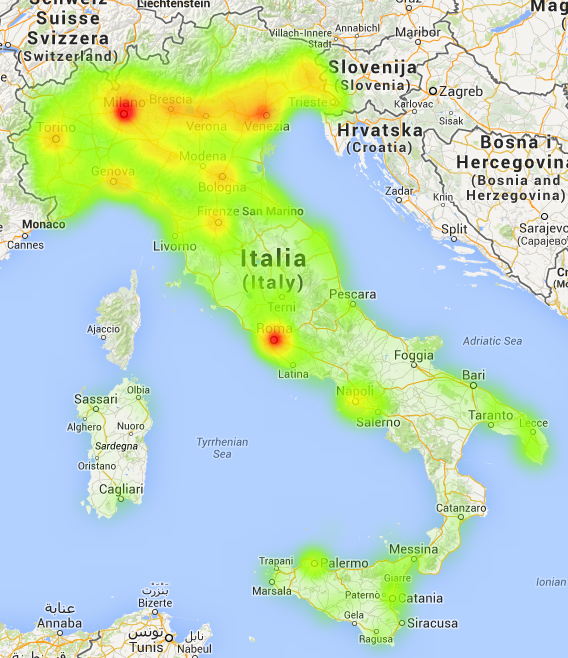 Distribuzione trattorie