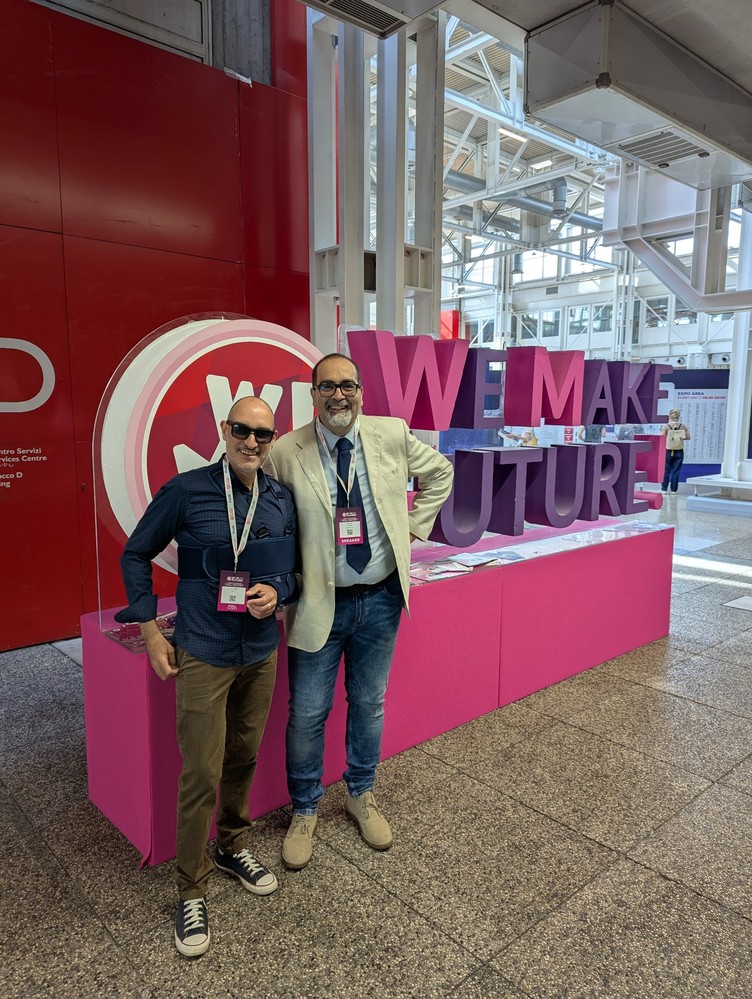 Alessandro Ceci e Maurizio Ceravolo, founder di IDEATIVI, al WMF 2025